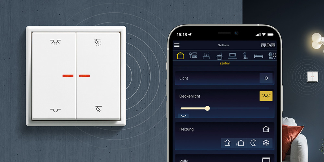KNX RF Taster bei Elektro Keller in Leidersbach
